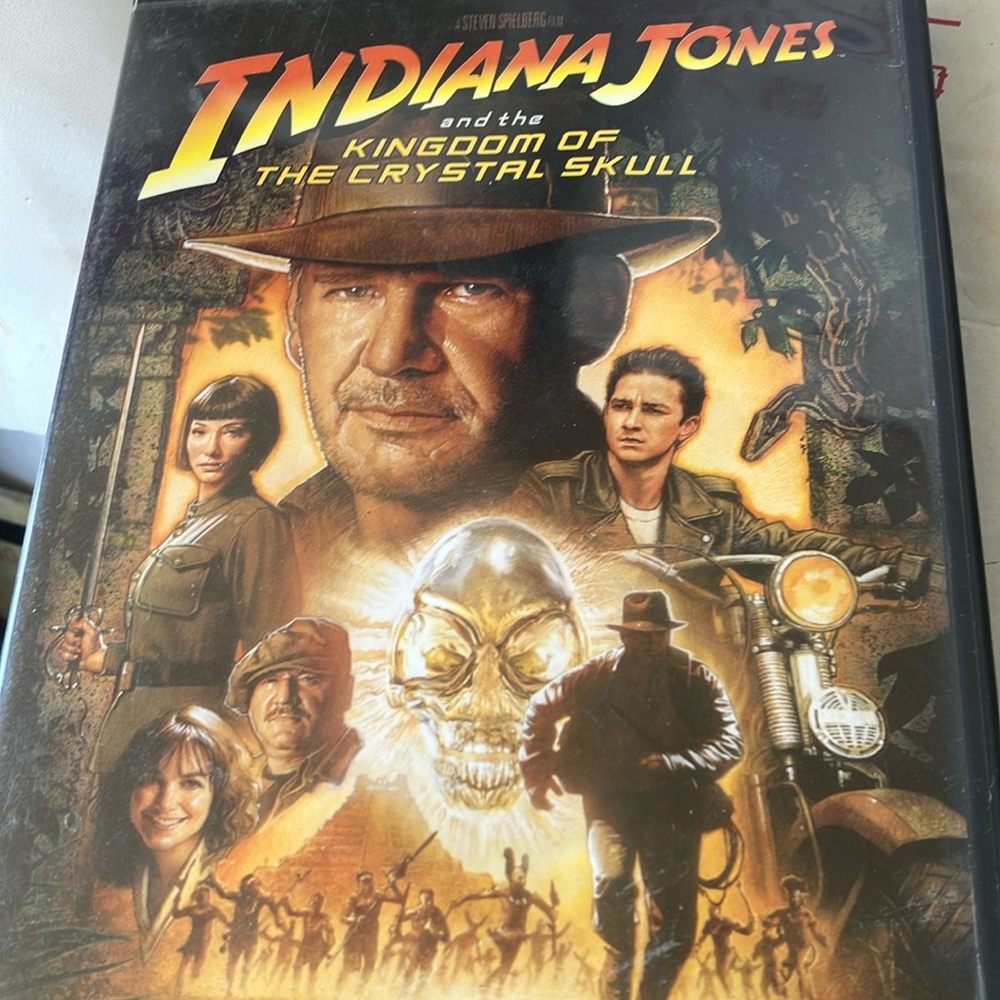 Indiana jones and the temple of the crystal skull dvd